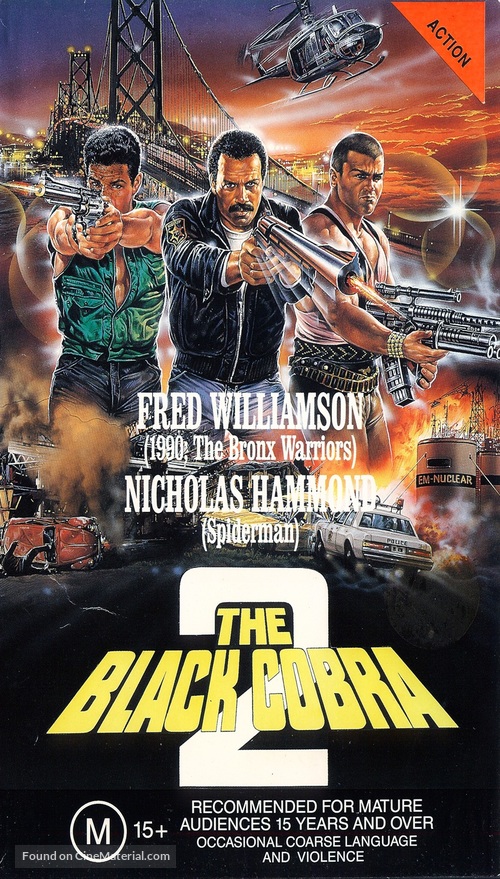 Cobra nero 2 - Australian VHS movie cover