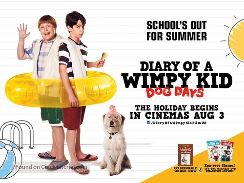 Diary of a Wimpy Kid: Dog Days - British Movie Poster