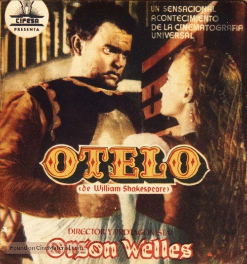The Tragedy of Othello: The Moor of Venice - Spanish Movie Poster