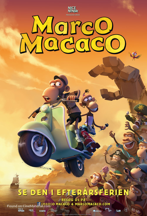 Marco Macaco - Danish Movie Poster