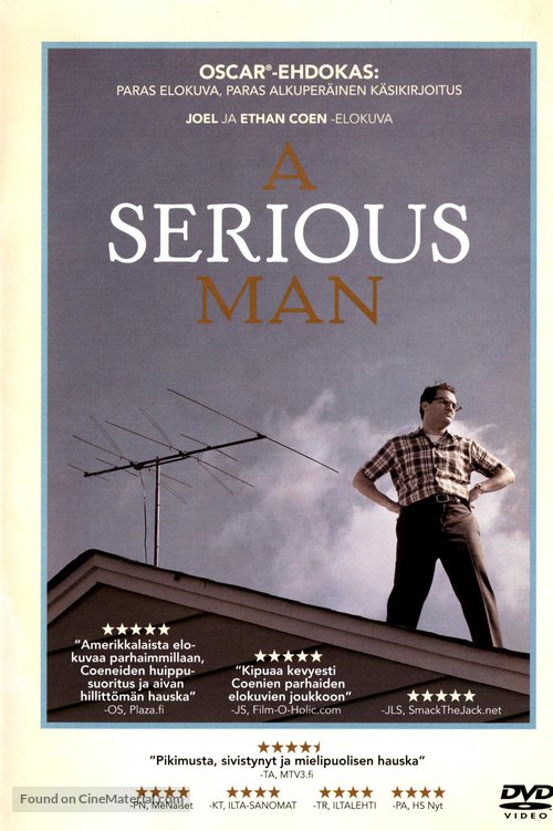 A Serious Man - Finnish DVD movie cover