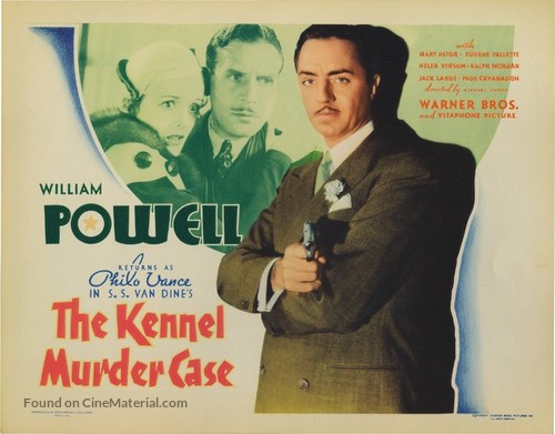 The Kennel Murder Case - Theatrical movie poster