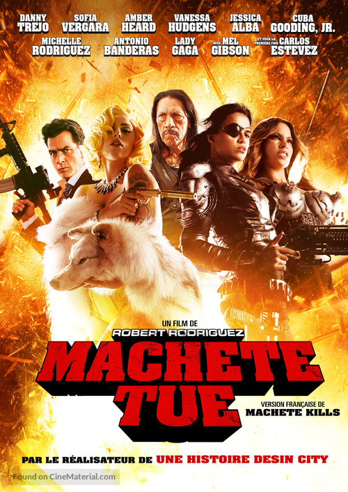 Machete Kills - Canadian DVD movie cover