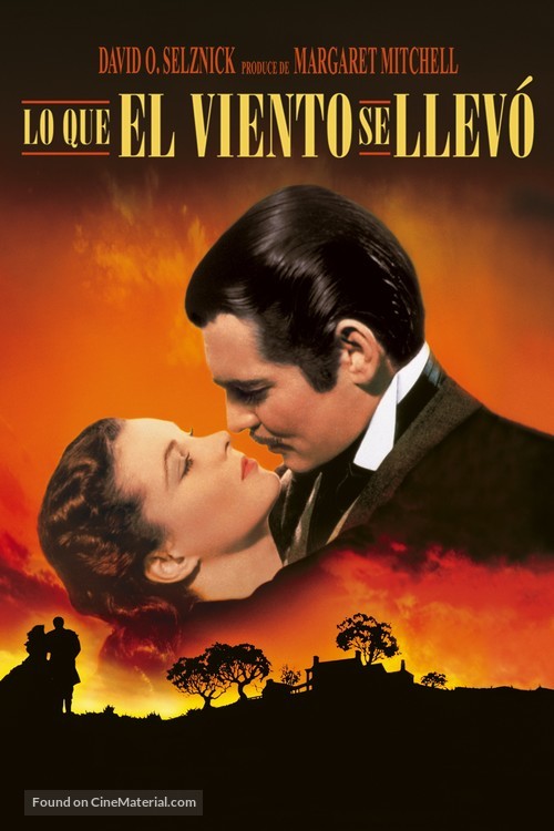 Gone with the Wind - Mexican Movie Cover