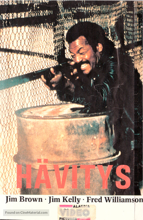 Three the Hard Way - Finnish VHS movie cover
