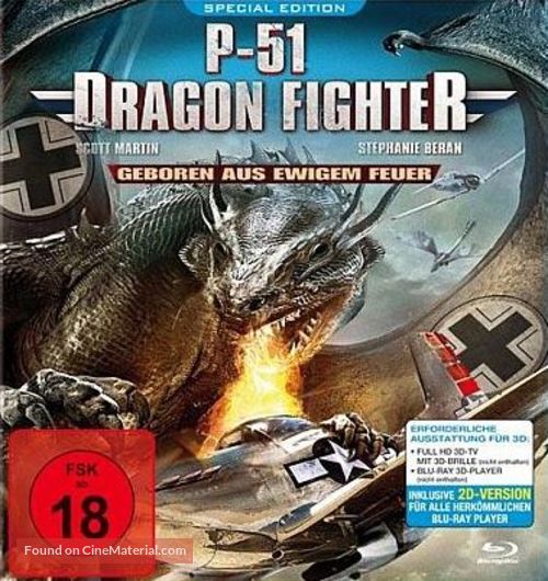 P-51 Dragon Fighter - German Blu-Ray movie cover