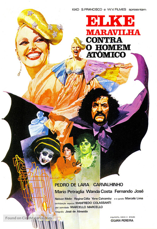 Elke Maravilha Contra o Homem At&ocirc;mico - Brazilian Movie Poster
