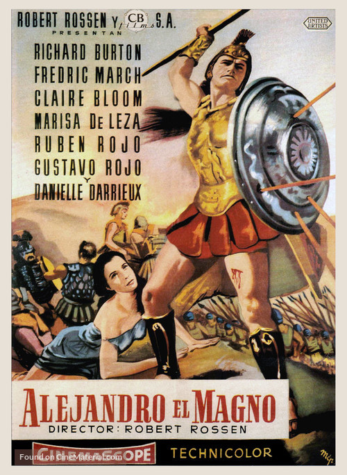 Alexander the Great - Spanish Movie Poster
