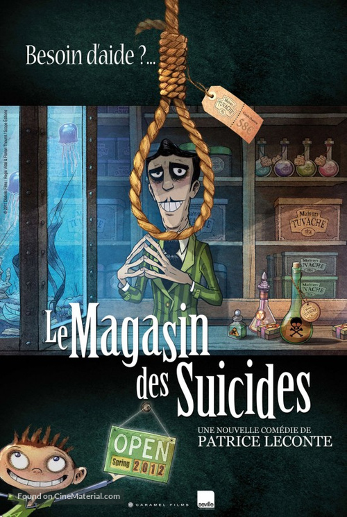 Le magasin des suicides - French Movie Poster