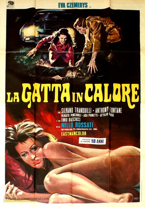 La gatta in calore - Italian Movie Poster