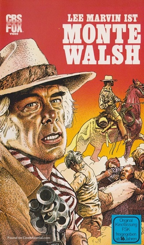 Monte Walsh - German VHS movie cover