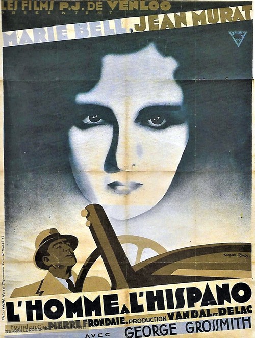 L&#039;homme &Atilde;&nbsp; l&#039;Hispano - French Movie Poster