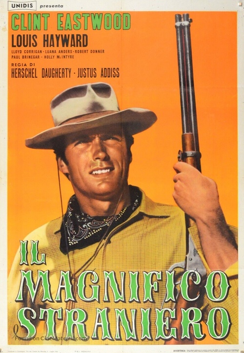 &quot;Rawhide&quot; - Italian Movie Poster