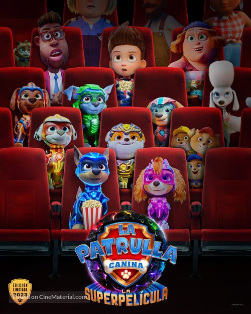 PAW Patrol: The Mighty Movie - Spanish Movie Poster