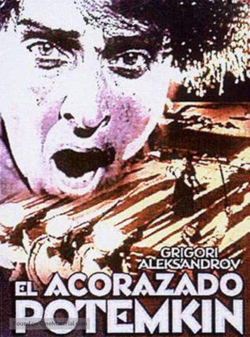 Bronenosets Potyomkin - Spanish Movie Poster
