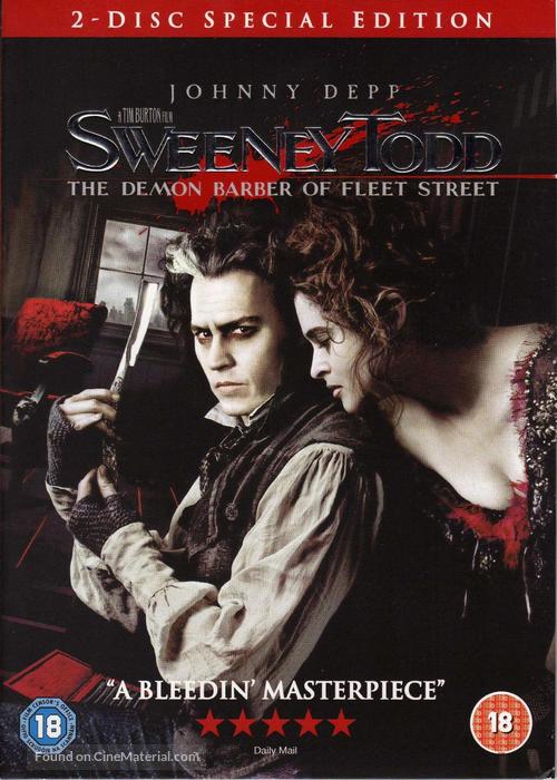 Sweeney Todd: The Demon Barber of Fleet Street - British Movie Cover