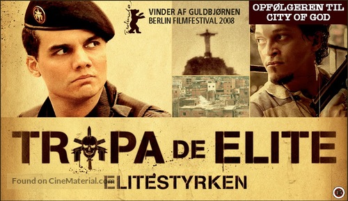 Tropa de Elite - Danish Movie Poster