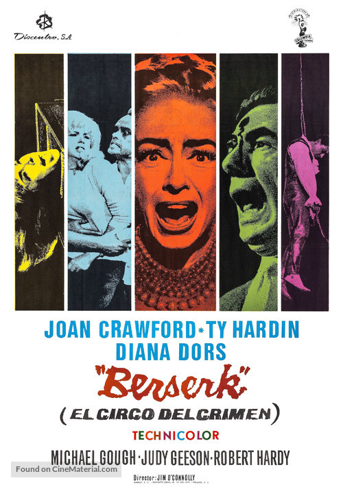 Berserk! - Spanish Movie Poster