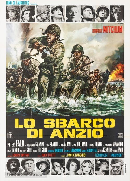 Lo Sbarco di Anzio - Italian Movie Poster