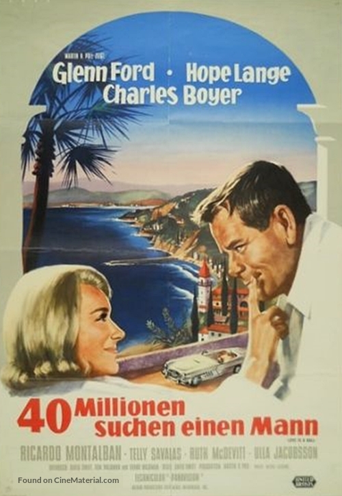 Love Is a Ball - German Movie Poster
