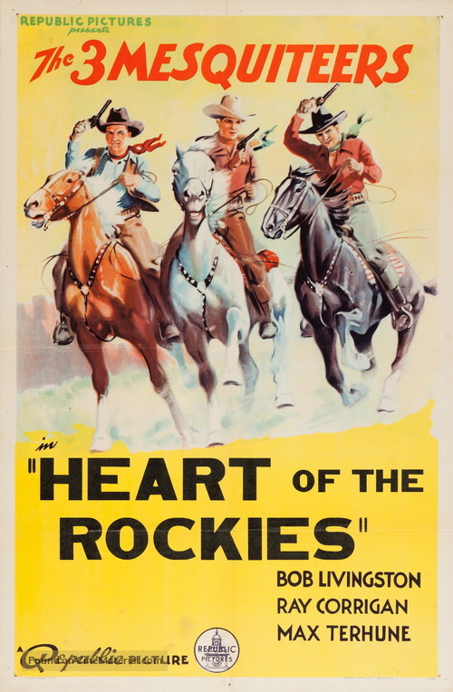 Heart of the Rockies - Re-release movie poster