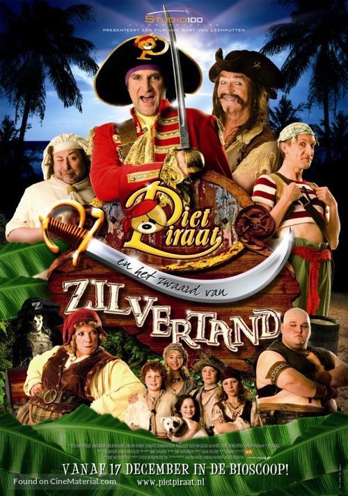 Piet Piraat en het zwaard van Zilvertand - Dutch Movie Poster