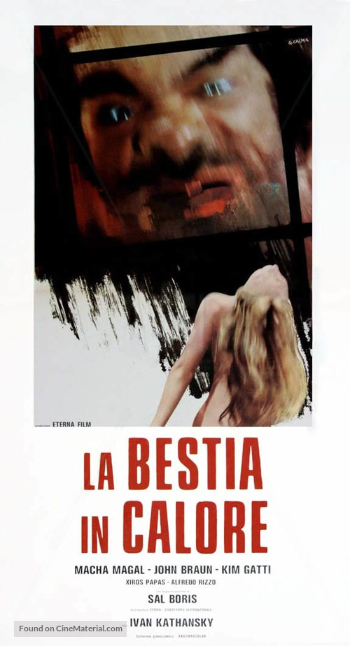 La bestia in calore - Italian Movie Poster