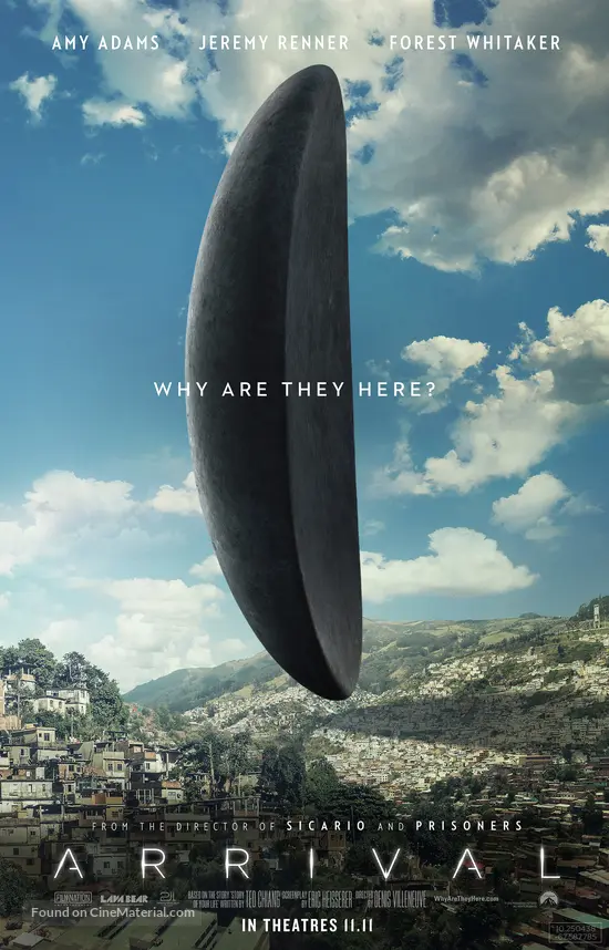 Arrival 2016 Movie Poster