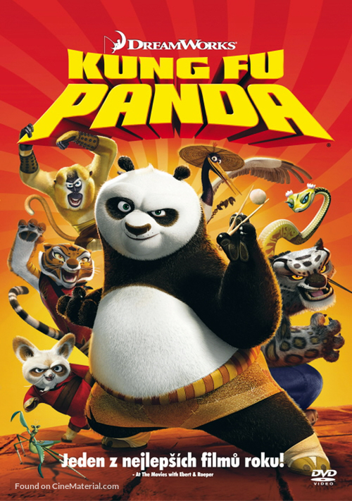 Kung Fu Panda - Czech DVD movie cover