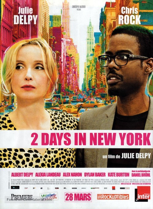 2 Days in New York - French Movie Poster