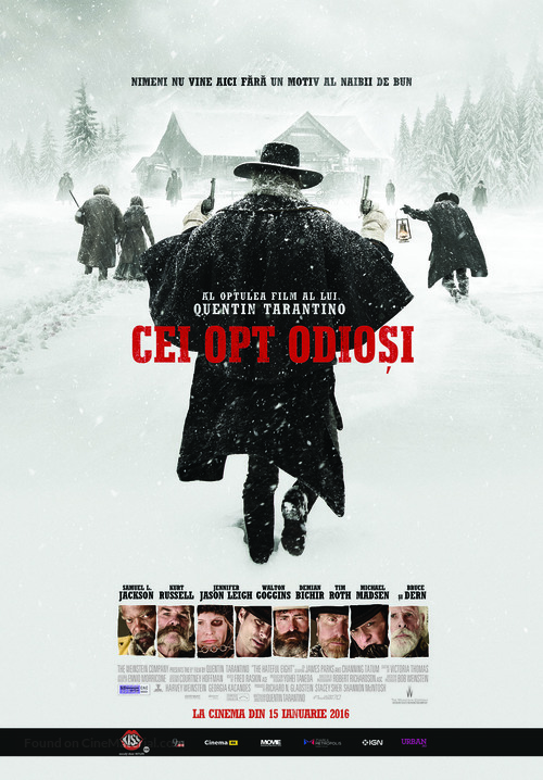 The Hateful Eight - Romanian Movie Poster