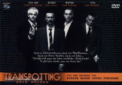 Trainspotting - German DVD movie cover