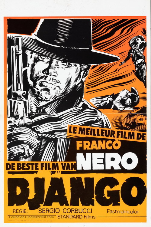 Django - Belgian Movie Poster