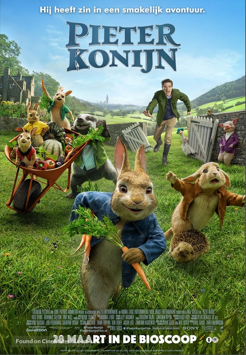 Peter Rabbit - Dutch Movie Poster