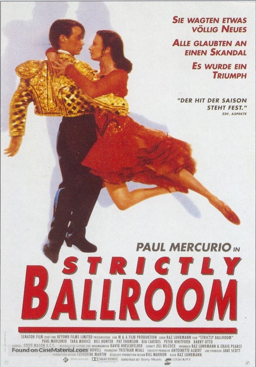 Strictly Ballroom - German Movie Poster