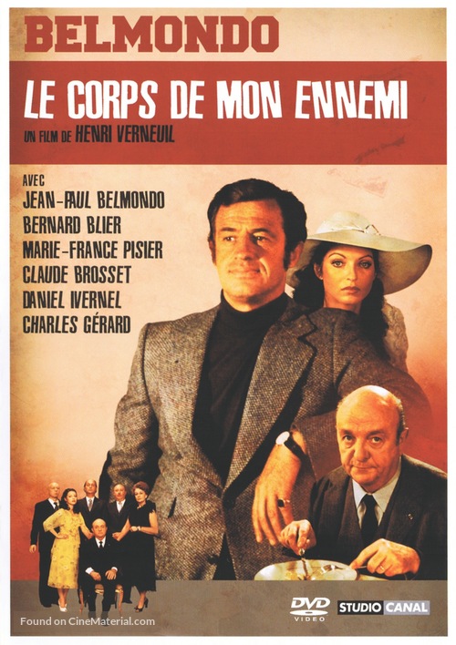 Le corps de mon ennemi - French DVD movie cover