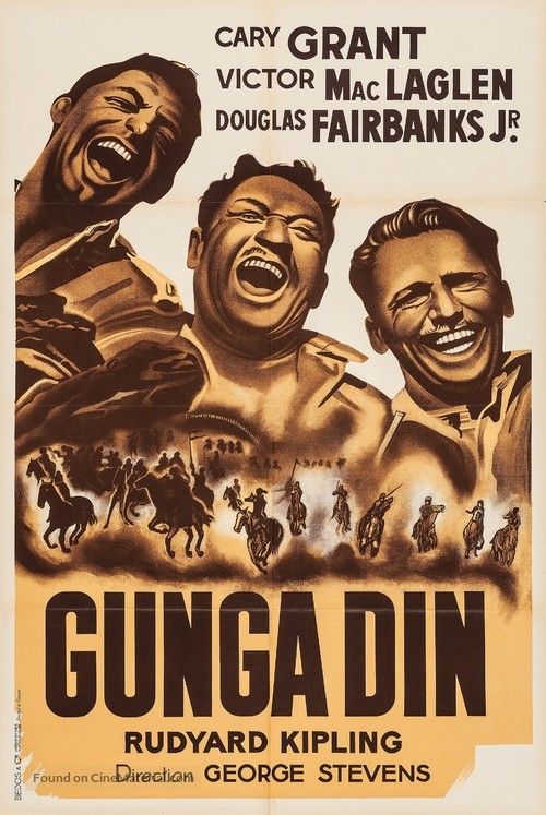 Gunga Din - French Movie Poster