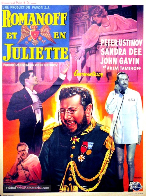 Romanoff and Juliet - Belgian Movie Poster