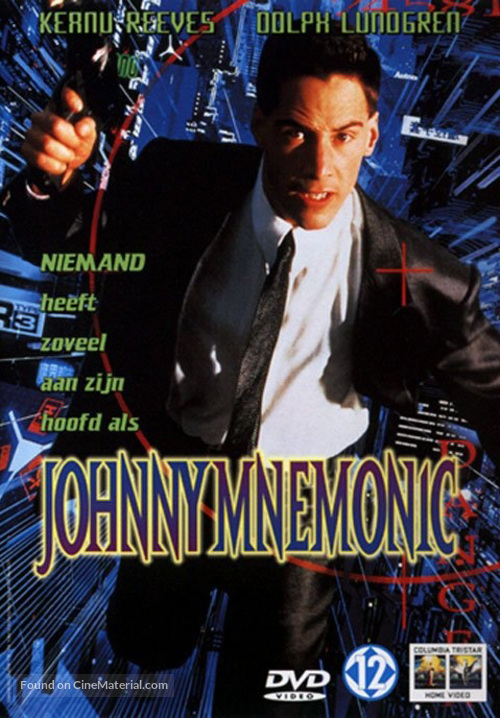 Johnny Mnemonic - Dutch Movie Cover