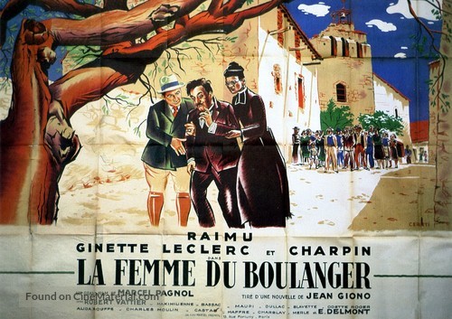 La femme du boulanger - French Movie Poster