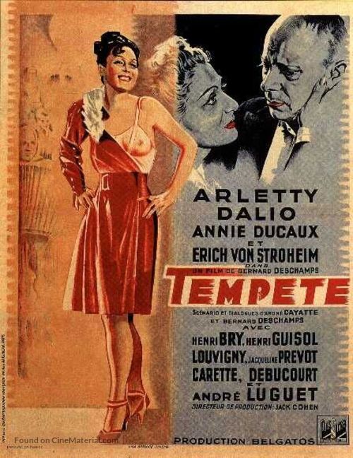 Temp&ecirc;te - French Movie Poster