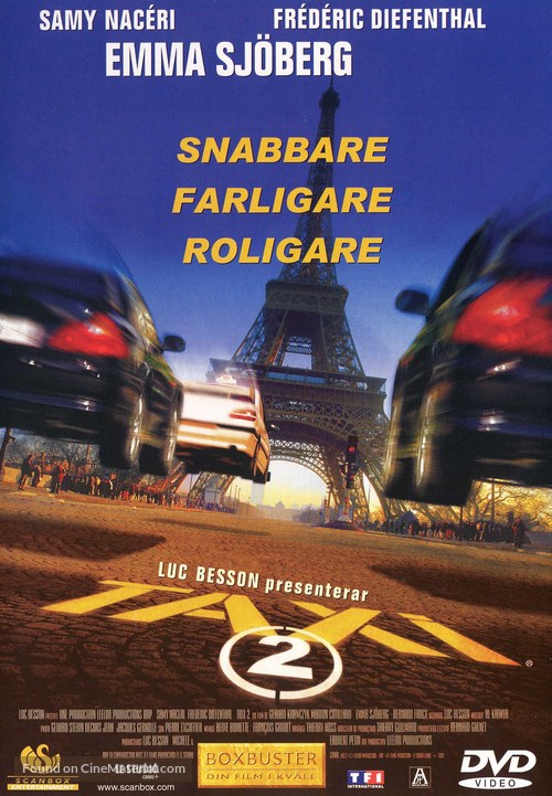 Taxi 2 - Swedish Movie Cover