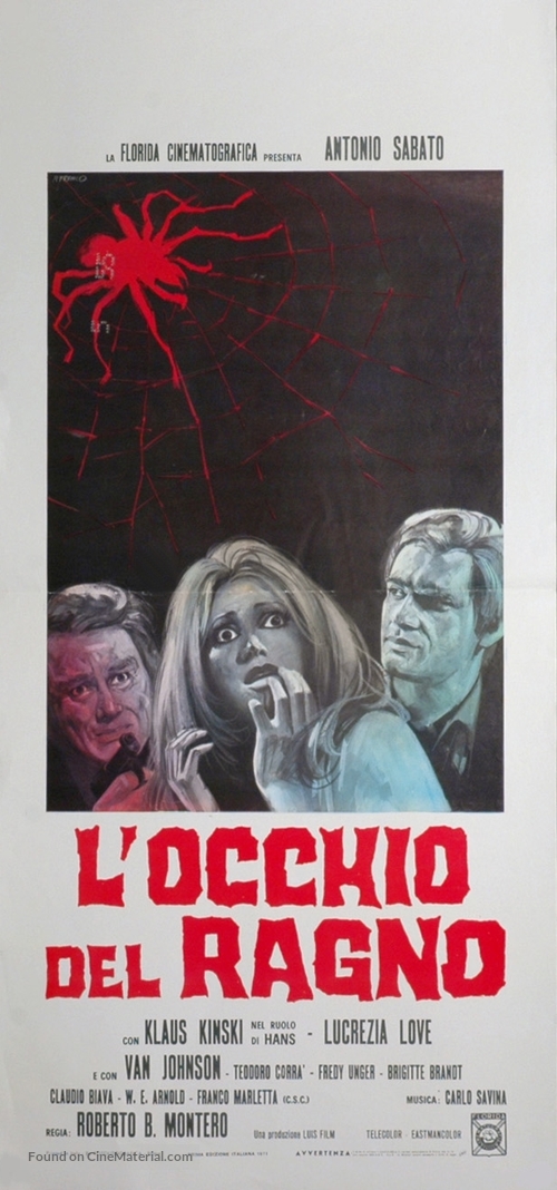 L&#039;occhio del ragno - Italian Movie Poster