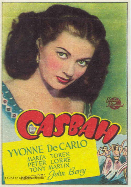 Casbah - Spanish Movie Poster