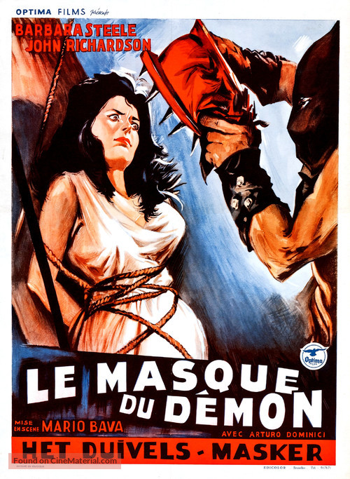 La maschera del demonio - Belgian Movie Poster