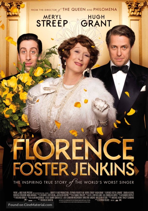 Florence Foster Jenkins - British Movie Poster