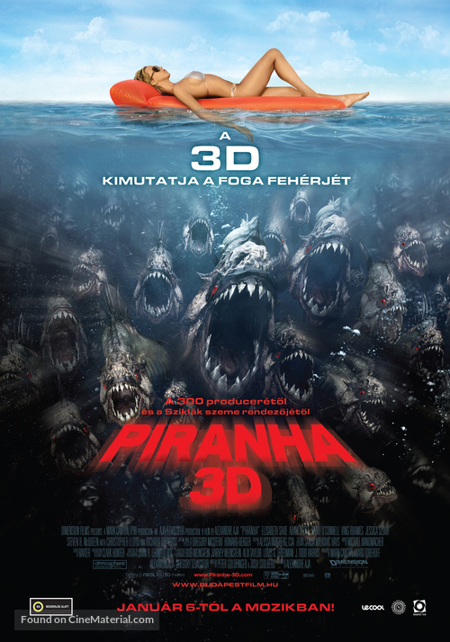 Piranha - Hungarian Movie Poster