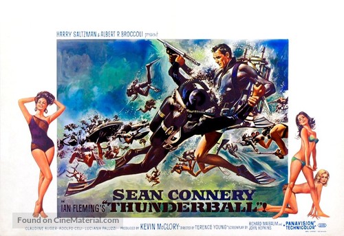 Thunderball - Belgian Re-release movie poster