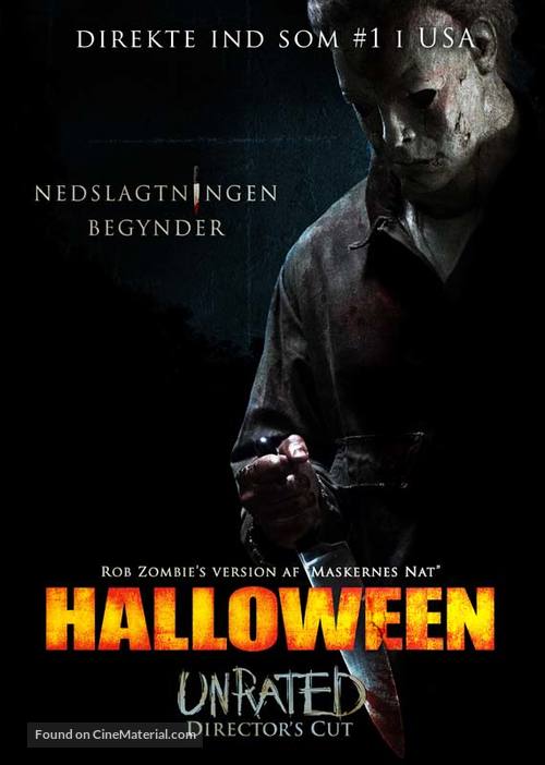 Halloween (2007) Danish poster