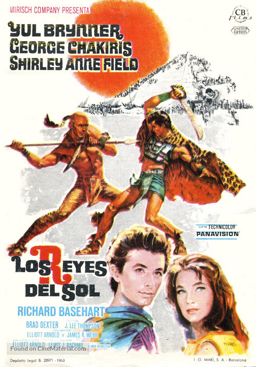 Kings of the Sun - Spanish Movie Poster